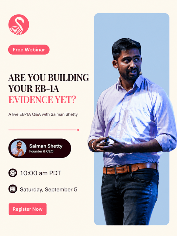 EB-1A evidence Q&A with Saiman Shetty