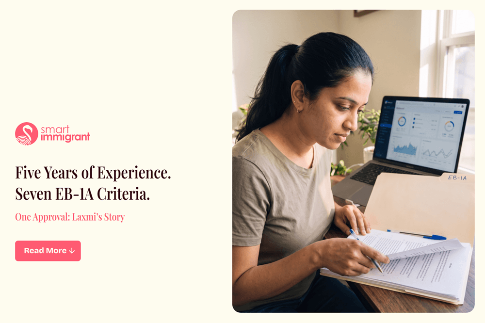 Laxmi’s Data Science Journey to EB-1A Approval