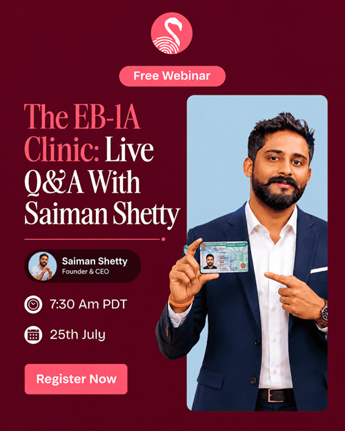 EB-1A Clinic Live Q&A With Saiman Shetty EB-1A Live Q&A and Immigration Guidance Session