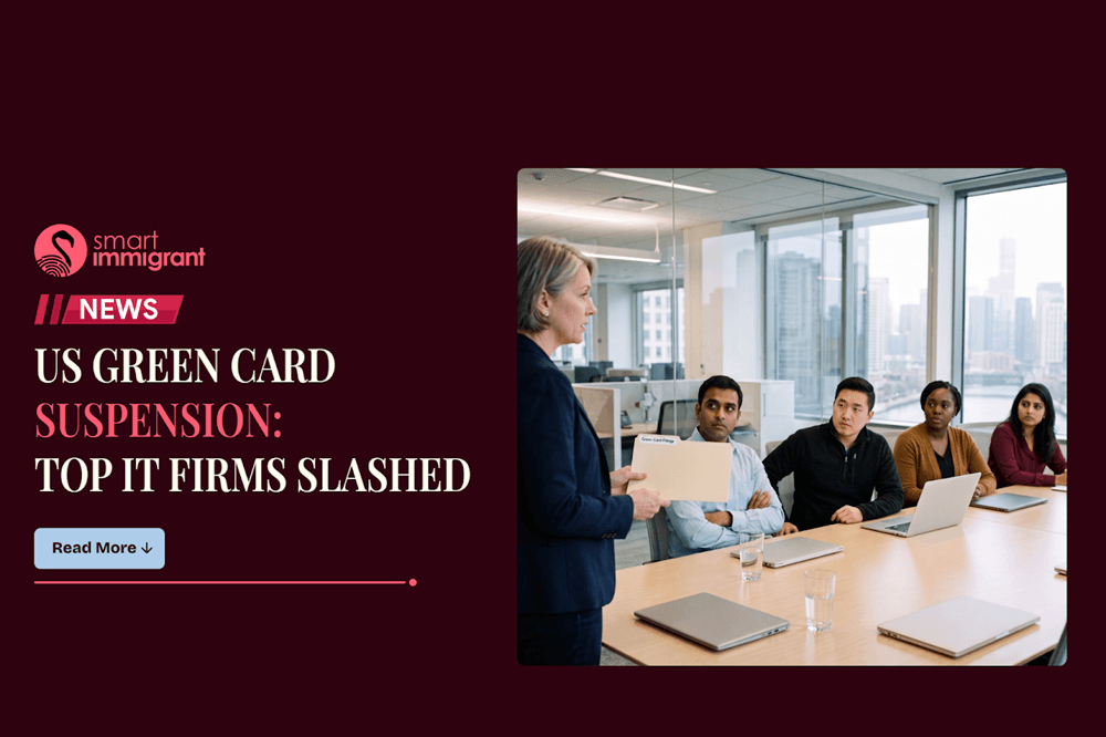 US Green Card Suspension: 8 Major IT Firms Affected US Green Card Suspension Affects Eight Major IT Firms