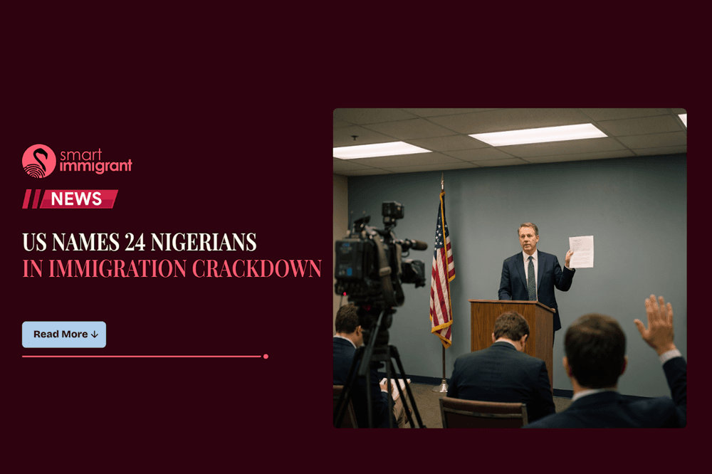 US Immigration Enforcement Crackdown Names 24 Nigerians DHS Releases Photos of 24 Nigerian Nationals Arrested