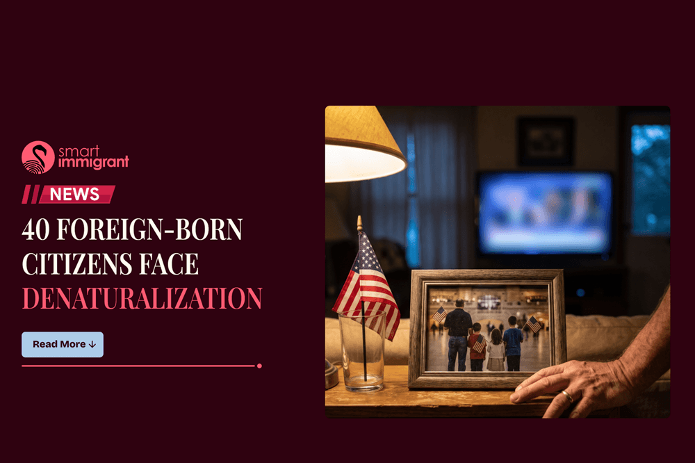 US Targets 40 Foreign-Born Citizens in Historic Denaturalization Drive Denaturalization cases target 40 foreign-born US citizens
